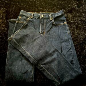 Levi’s Men’s Dark Blue Straight Leg Jeans